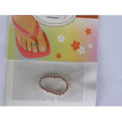 Inel roz deget picior